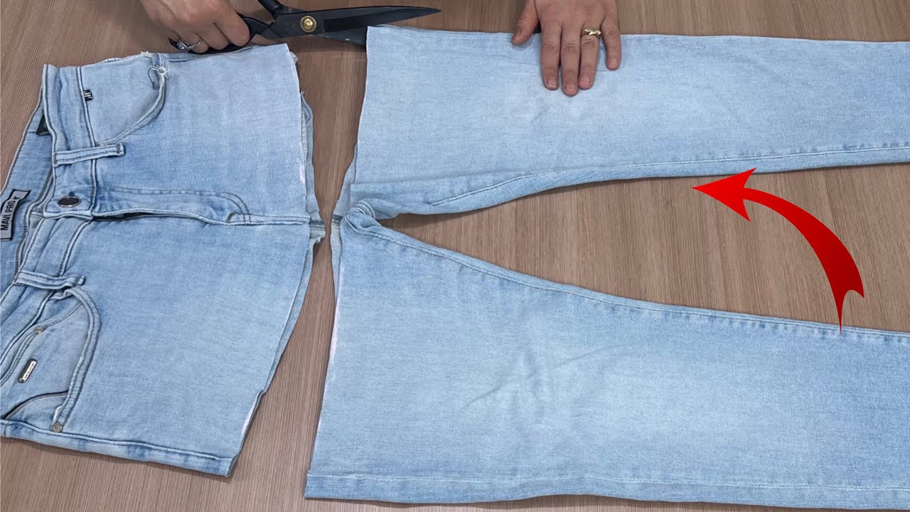 ✅💥 [DIY] Upcycling jeans/Apron/Denim Dress ✂️ Reform old clothes/ skirts/ Refashions ♻️