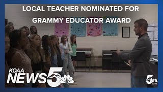 Local teacher nominated for a Grammy