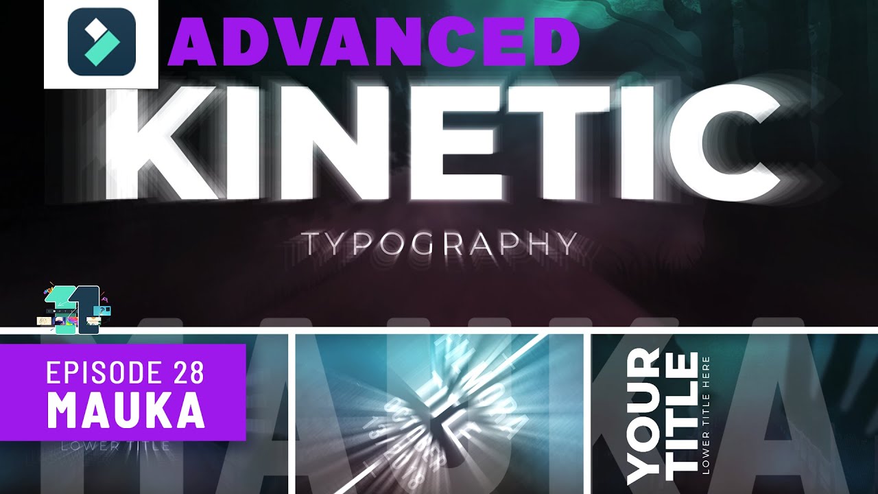Advanced kinetic typography in Filmora 11 | Mauka Tutorial