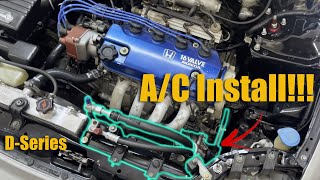 Installing AC in EG Hatch!!!!  Complete Guide (9295 Honda Civic)