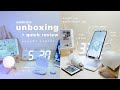 aesthetic unboxing - lazada choice items | affordable items for a desk setup | cute and aesthetic
