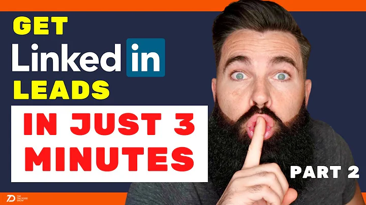 B2B Lead Generation | HOW TO GET LEADS FROM LINKEDIN (In 3 Minutes)
