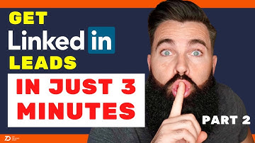 B2B Lead Generation | HOW TO GET LEADS FROM LINKEDIN (In 3 Minutes)