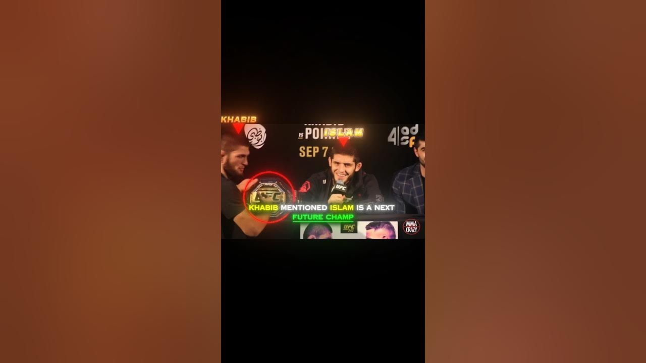 Khabib always respect islam Khabib always respect islam