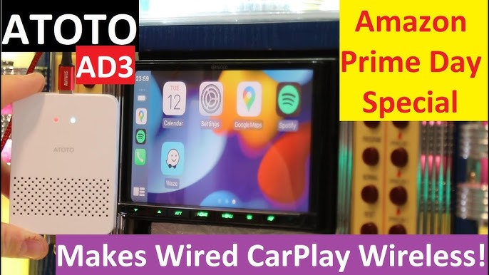 ATOTO AD3WCP Wireless Apple CarPlay Adapter Dongle Review - CarPlay Life