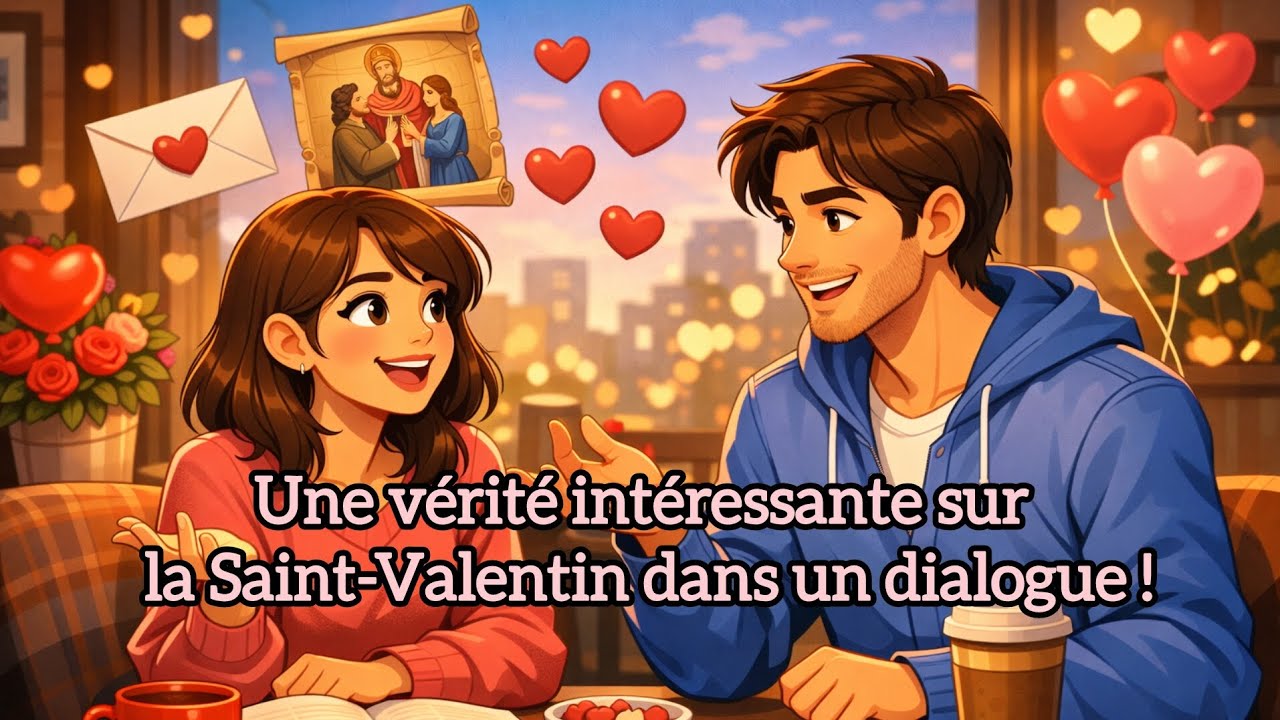 💌 La Saint-Valentin : tradition et origine dans un dialogue français ! 