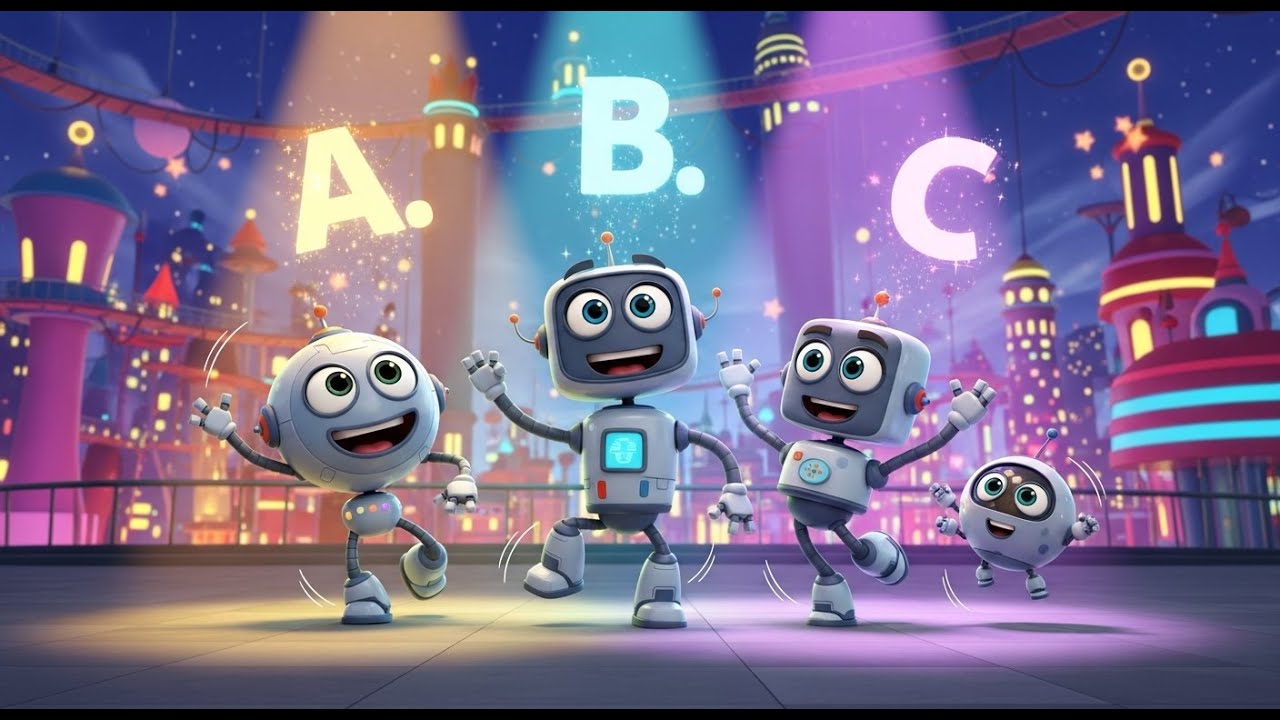 ABC with the Dancing Robots 🤖🔤 | Educational Video for Kids | Learn Alphabet