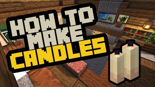 How to Make Candles in Minecraft Bedrock 1.17