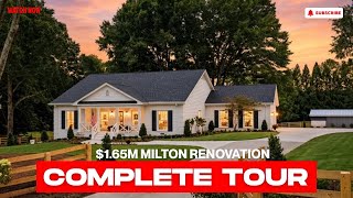 Milton Georgia Home Tour 1 65M Farmhouse on 1 25 Acres