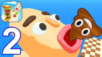 Sandwich Runner - Gameplay Walkthrough Part 2 All Levels 15-24 (Android,iOS)