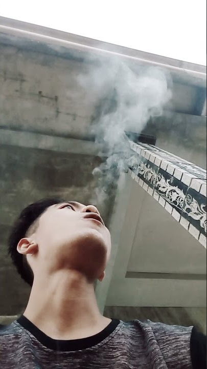 cara bikin asap rokok bulat
