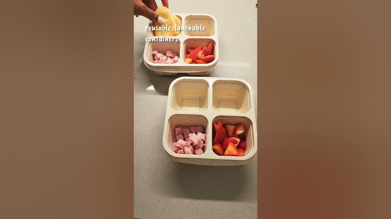 I absolutely love these DIY lunchable containers! Products linked