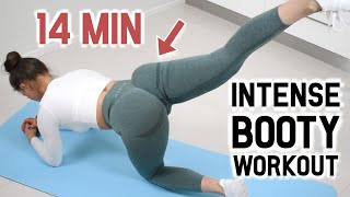 14 Min Of Intense Butt Workout The Best Booty And Side Booty Exercises No Equipment At Home