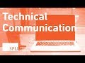 Learn technical writing at SFU: introduction, concepts, practice, design and editing