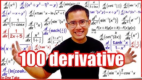 100 derivatives (in one take)