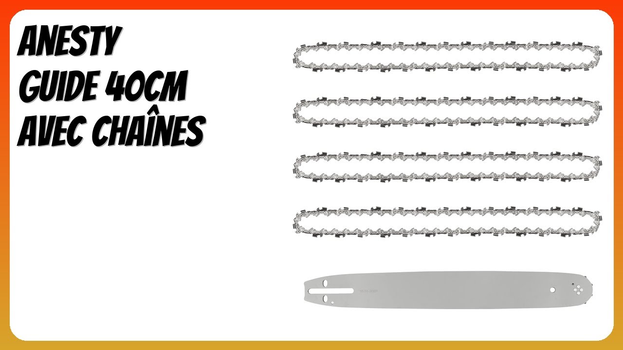 AVIS (2026) : Anesty Guide 40cm avec Chaînes. DÉTAILS