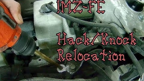 1MZ-FE Knock Hack/Relocation