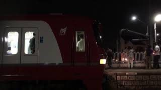 ［花火とコラボ］名鉄1800系リニューアル 1804f+名鉄1200系リニューアル 1114f(快特新鵜沼行き）犬山遊園駅 発車‼️