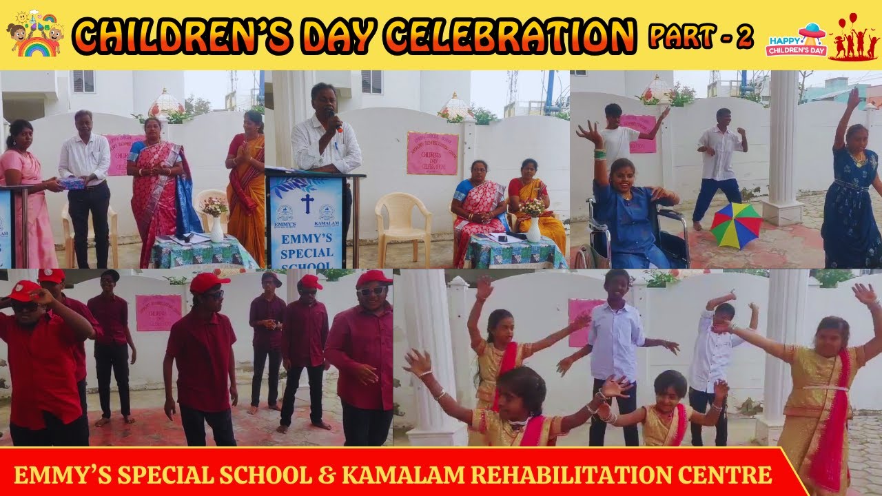 Children's Day Celebration Part - 2 | Emmy's Special School | Kamalam Rehabilitation Centre | SALEM