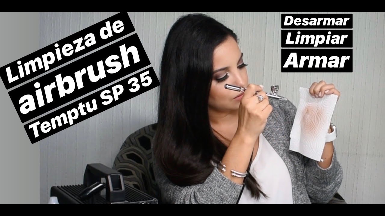 Cómo limpiar Airbrush Temptu SP35: Cómo desarmar, limpiar y volver a armar pieza por pieza!
