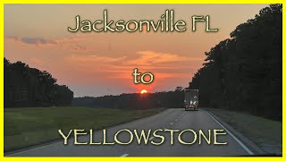 Epic Road Trip from Jacksonville, FL to Yellowstone National Park