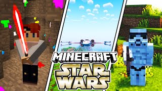 The BEST Star Wars Mods in Minecraft | Galaxies Mod vs Advanced Lightsabers Mod