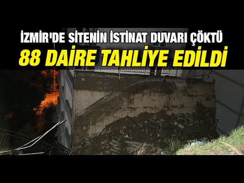 İzmir'de sitenin istinat