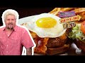 Guy fieri eats heavy metal burgers in chicago  diners driveins and dives  food network