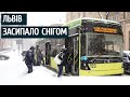 Львів засипало снігом