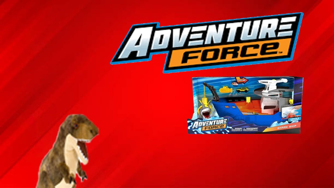 TAF Movie T-Rex & Octopus Plays Adventure Force Shark Attack