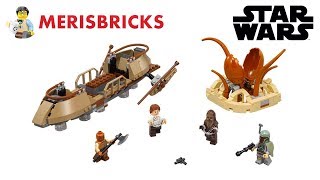 Lego 75174 - Star Wars - Desert Skiff Escape - Lego Speed Build And Review