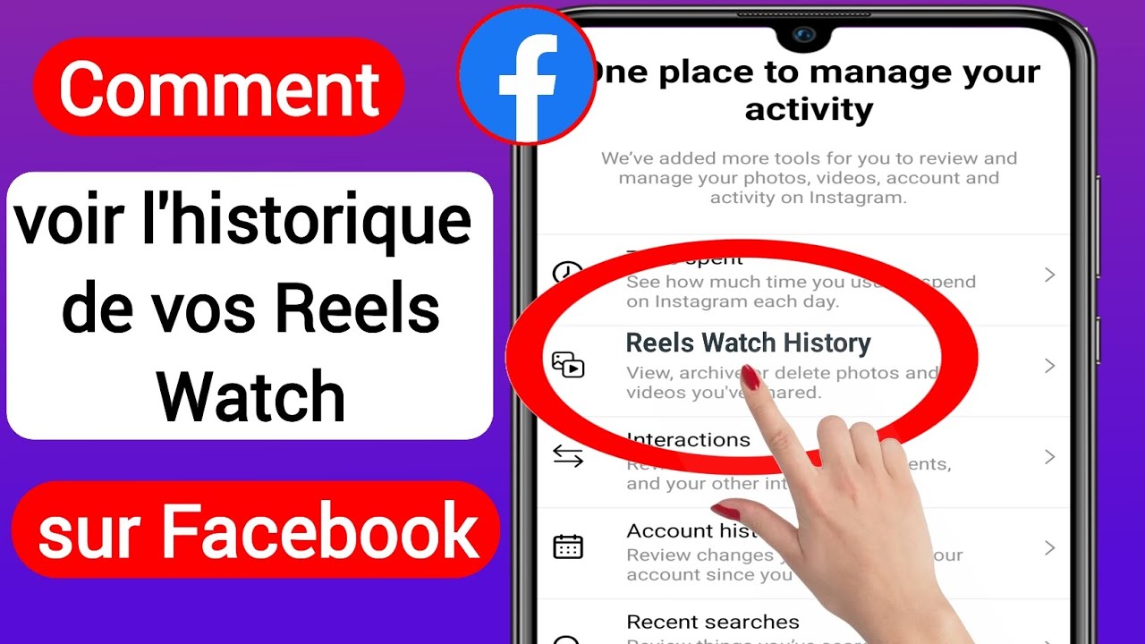Comment voir lhistorique de vos Reels Watch sur Facebook2023Voir lhistorique des bobines sur FB