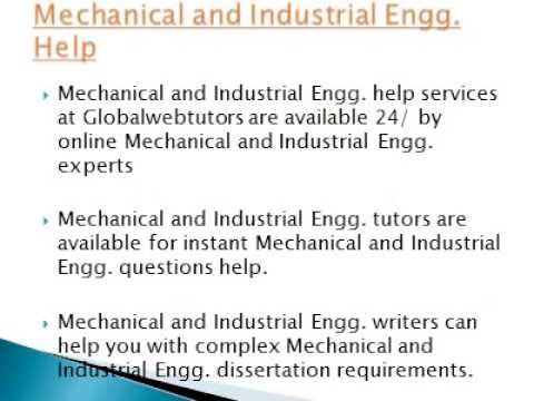 Mechanical and Industrial Engg  Assignment Help