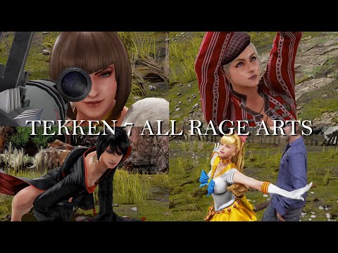 Tekken 7 All Characters Rage Arts From Season 1 to Season 4