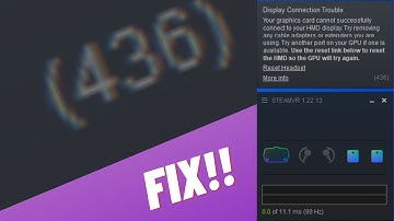 How to Fix Error 436 (valve index)