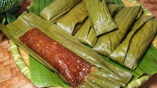 Kuih Lepat Ubi Kayu Kenyal Berlemak | Kuih Tradisional | Simple Cassava Recipe