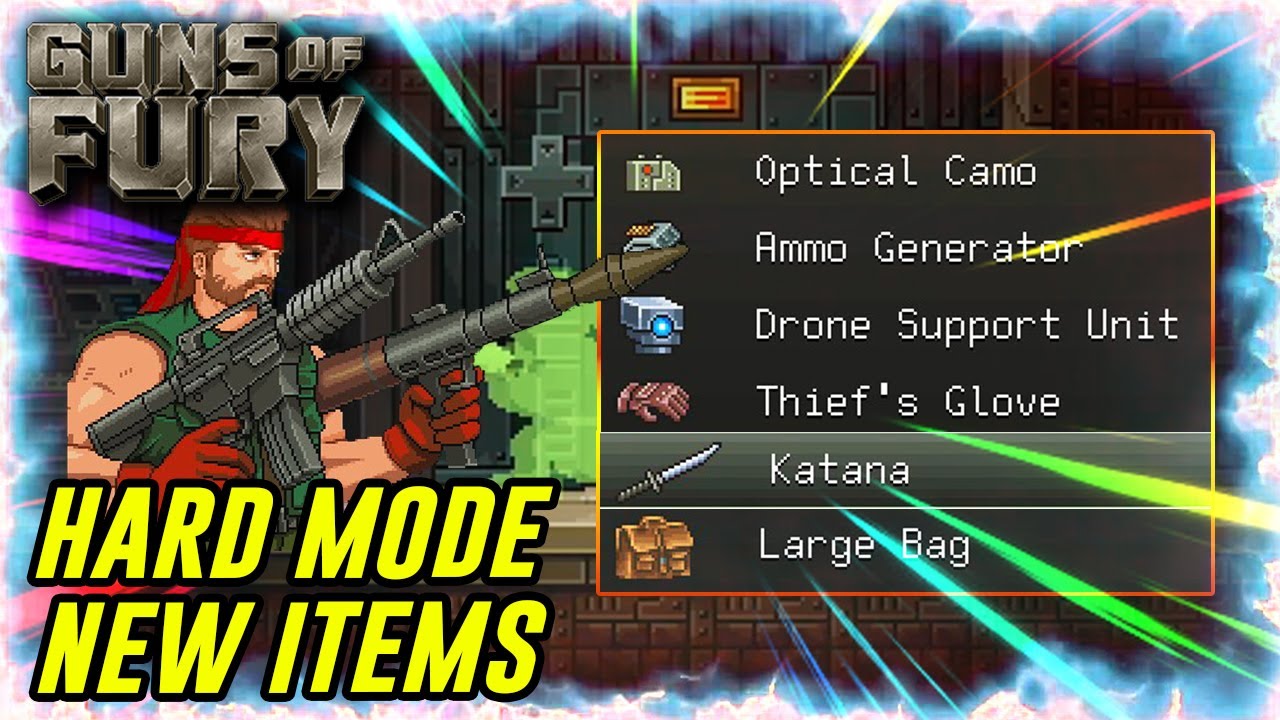 Guns Of Fury - All NG+ New Items Locations & Used