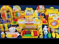 13 Minutes Satisfying with Unboxing Yellow Cash Register and Kitchen Toy Set Review | ASMR