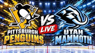 Pittsburgh Penguins vs Utah Mammoth LIVE | NHL Scoreboard & Play-by-Play