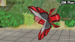 Flash Knight Zi-o Turn into Animation - OOO Armor