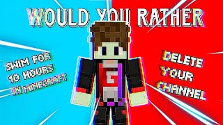 Minecraft Would You Rather Challenge!🔥