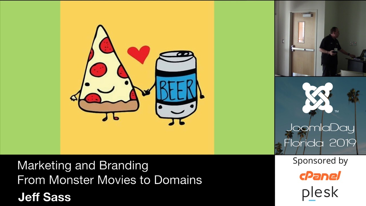 joomla 4 JoomlaDay Florida 2019 - Marketing and Branding from Monster Movies to Domains