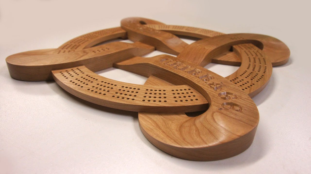 celtic-cribbage-board-cnc-project-youtube