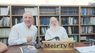 Rosh Yeshiva Rabbi Dov Begon with Rabbi Menachem Listman