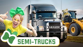 FULL EPISODE | SemiTrucks & Big Machines | Season 1 of Brecky Breck's Field Trips