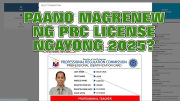 How to renew your PRC license | PRC online renewal