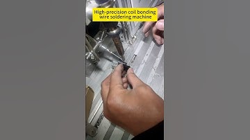 High-precision coil bonding wire soldering machine #automaticsoldering #solderingmachine