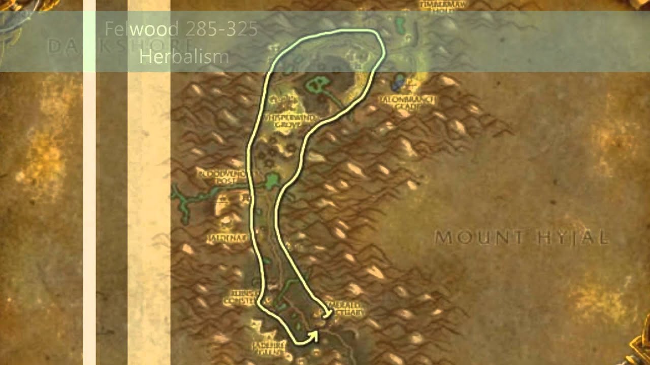 WoW Cataclysm Herbalism Guide {1525} (HD) YouTube
