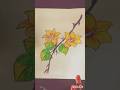 Flower drawing with colour .#pencildrawing #drawingtechniques #artist