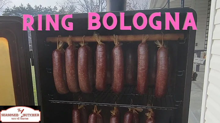 HOW TO MAKE RING BOLOGNA!  (HOMEMADE RING BOLOGNA) (VENISON RING BOLOGNA)